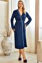 Women's Classic Long Dressing Gown Summer 22-88 - 3