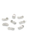 1 BOX 100 pcs Dental Sectional Matrix Contoured System Metal Dentistry Resin Clamping Seperating Rin - 5