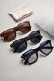3-Piece Opportunity Set Unisex Uv400 Square Sunglasses 23037Set - 3