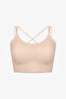 Laser Cut Seamless Cross Strap Ghost Bra Skin - 4
