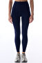 Navy Blue Wonder High Support Shaping / Sculpting Effect High Waist Contour Leggings - 3