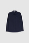 Women's Navy Blue Long Sleeve Basic Shirt 50320205-Vr033 - 7