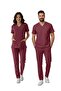 Biking Red Dr. Greys Doctor Nurse Medical Scrubs Suit Luxury Lycra Fabric