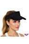 Black Adjustable Velcro Visor Hat Uv Sun Protection Daily Beach Tennis Hat Visor - 5