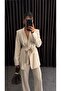 Belted Jacket Trouser Suit - 3