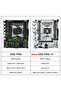 لوحة أم + معالج MACHINIST أبيض X99 PR9-H مع معالج Intel Xeon E5 2630 V4 LGA 2011-3 وذاكرة DDR - 6