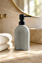 Striped Bohemian Minimal Glass Liquid Soap Dispenser - 250ml - 14X6X5.5 Cm-350 ml - 4