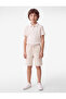 Cotton Relaxed Fit Cargo Shorts with Pocket Detail