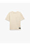 Cotton Short Sleeve Crew Neck Striped Oversize School T-Shirt - 3