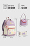 2055 Triple Set Girls' Primary School Middle School Bag Backpack School Bag Multi-Compartment Ortho - 8