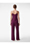 Lace Detailed V-Neck Viscose Strap Pajama Top - 3