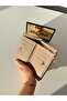 Women's Gold Glitter Wallet – Zippered Shiny Metallic Mini Wallet - 2