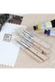 SeamiArt 5Pcs Bristle Paint Brushes Round Head Gouache Watercolor Oil Acrylic Painting Tools Brus...