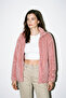 Women's Oversize Zippered Teddy Plush Cardigan - 3