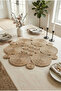 Roundy 90cm Round Wicker Jute Living Room Kitchen Tablecloth / Runner / Ranir - 2