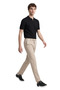 Men's Fit Zippered Knitwear Polo T-Shirt Stefano - 4