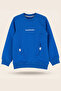 Boy's Sweatshirt with 2 Thread Pockets and Printed Design