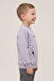 Boy's Sweatshirt with 2 Thread Pockets and Printed Design - 5
