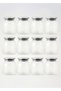 Jely Metal Lid Jar Set of 12 Natural (635 Cc)