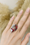 Gothic Red Heart Alloy Ring – A Symbol of Passion, Power and Dark Elegance