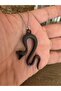 Black Snake Figured Unisex Necklace – 60 cm Chain, Power and Transformation Themed Design - 2