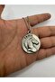 Troia Round Figured Unisex Necklace – 60 cm Chain, Antique Design - 2