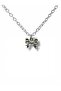 Bow Ribbon Metal Necklace – Elegant Unisex Accessory with 60 cm Chain