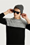 Crew Neck Slim Fit Patterned Knitwear Sweater