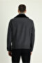 Fur Collar Wool Coat - 3