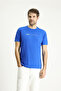 Crew Neck Slim Fit Slim Fit Printed Cotton T-Shirt - 4