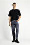 Slim Fit Slim Fit Lycra Five-Pocket Denim Trousers