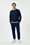 Crew Neck Regular Fit Cotton Basic Sweatshirt - 4