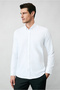 Long Sleeve Slim Fit Button Collar Cotton Easy Ironing 4 Seasons Oxford Shirt - 2
