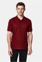 Regular Fit Polo Collar Embroidered 100% Mercerized Cotton T-Shirt - 6