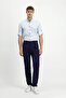 Slim Fit Slim Fit Elastic Waist Lyocell Canvas / Chino Trousers - 3