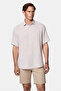 Short Sleeve Regular Fit 100% Linen Sports Shirt - 2