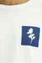 طاقم الرقبة المعتاد القطن المطبوع تي شيرت - 6