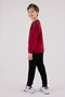 4-15 Years Old Licensed Us Polo Assn Boys Suit-Burgundy - 2
