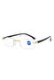 +150 6 Pack Rimless Reading Glasses- Lightweight Blue Light Blocking Computer Readers For Women Men - 8