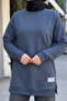 Label Detail Basic Gray Tunic - 2