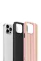 iPhone 13 Pro Vorian Double Layer Case Pink Lemon Pinstripe - 3