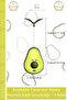 # Cat Toy Avocado Shaped Cat Mint Interactive Moving Educational Reward Cover Cat Toy with Food Container - 1 Piece - 3
