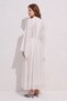 Reglan Sleeve Dress Y0159 - White - 5