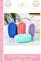 # Soft Hygienic Silicone Bath Scrubber with Sponge and Exfoliating Effect, Double-Sided Massager - 1 Piece - 5