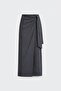 Smoked Noli Linen Wrap Skirt - 4