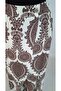 Women's Brown Shawl Patterned Wide-Letted Viscose Pants Yy101396 - 5