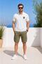 Printed Polo Neck T-Shirt