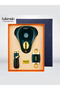 Cigar Set Box 3-in-1 Cigar Lighter Set & Cutter and Cigar Ashtray Set Gift Box Green - 2