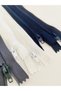 10 Pieces of 5 Dark, Primary Colors 18 cm Quality Zipper Set for Bags, Wallets, Pants, Hobby Projects - 4