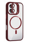 Gldisptm iPhone 16 Remim Lens Cover with Magsafe Stand (24036) - Burgundy